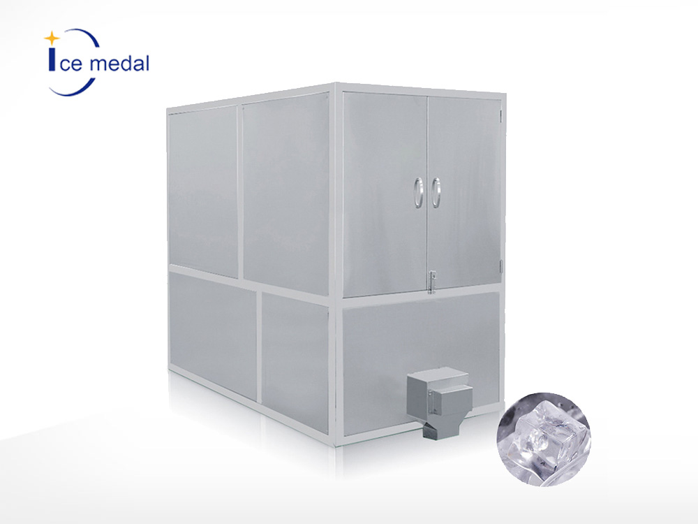 1吨食用方冰机 奶茶冷饮店颗粒制冰机