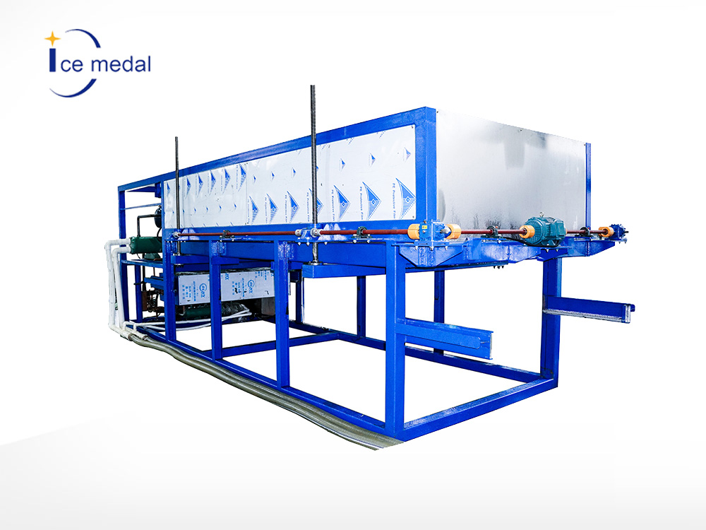 直冷块冰机3-5吨冰砖机  风暴娱乐制冰机