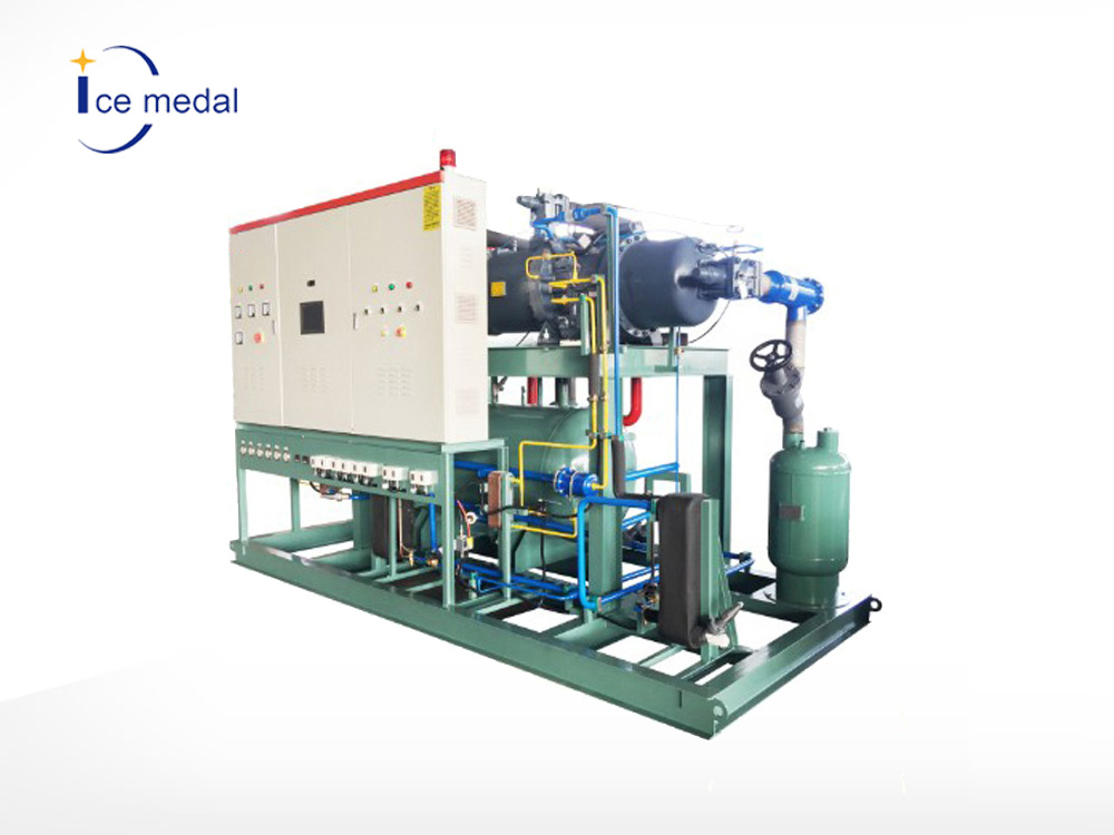 50吨盐水式冰砖机 隧道降温制冰机